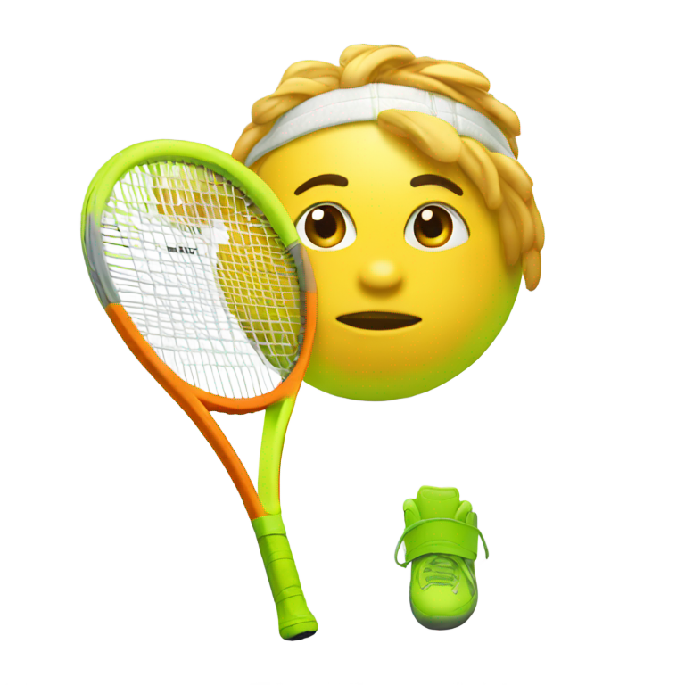 genmoji: A shar with tennis nike