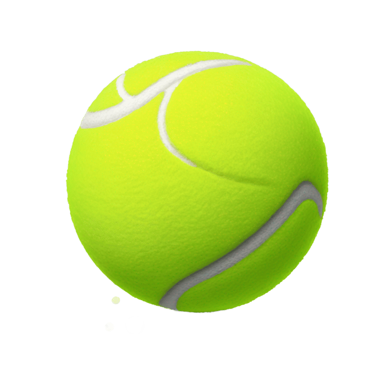 genmoji: A tennis ball over a shit