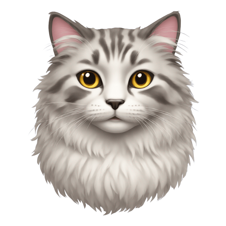 genmoji: Fluffy cat