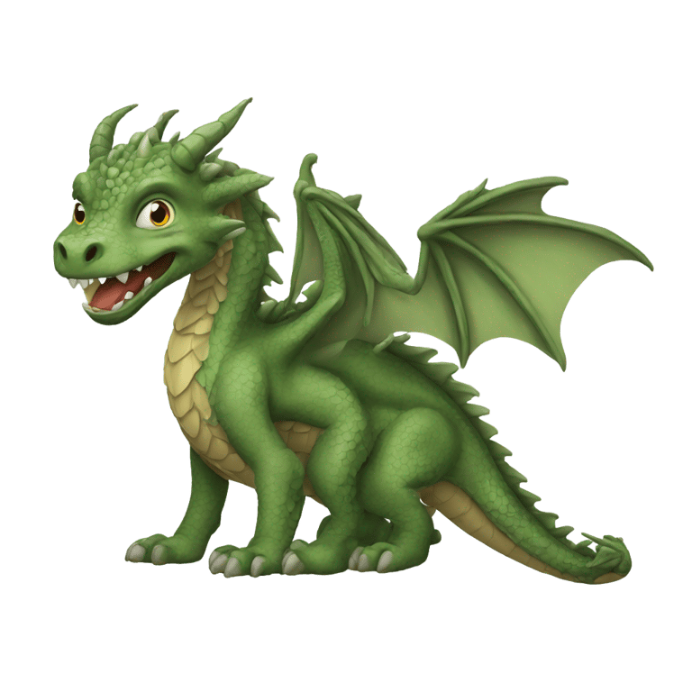 genmoji: medieval dragon adult