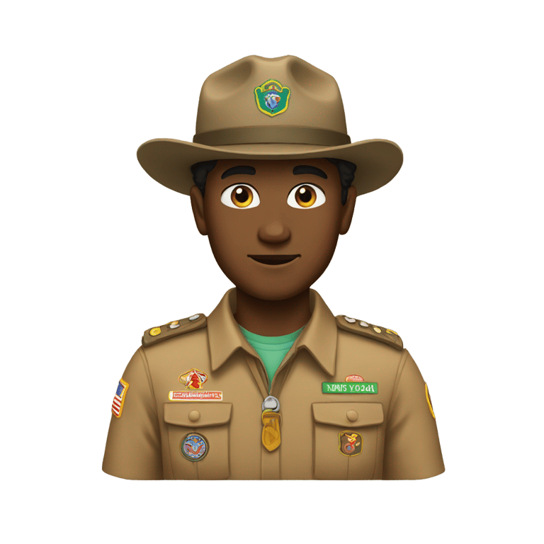 genmoji：michael the scout leader