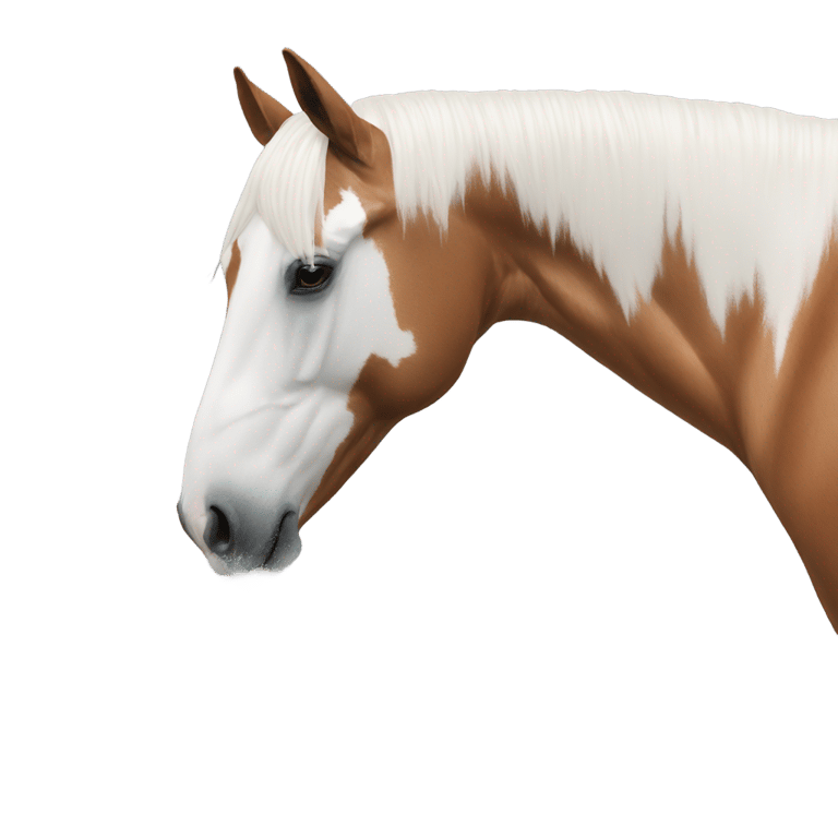 genmoji: Horse smelling white powder