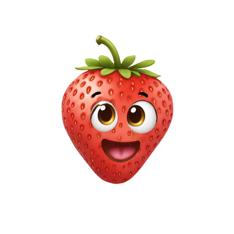 genmoji: strawberry mottie