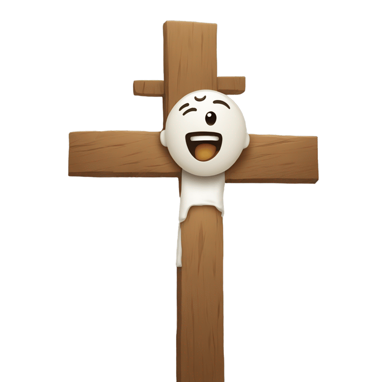 genmoji: An emoji of a person making the sign of the cross in disbelief, based on 🤦‍♂️, with a shocked expression.