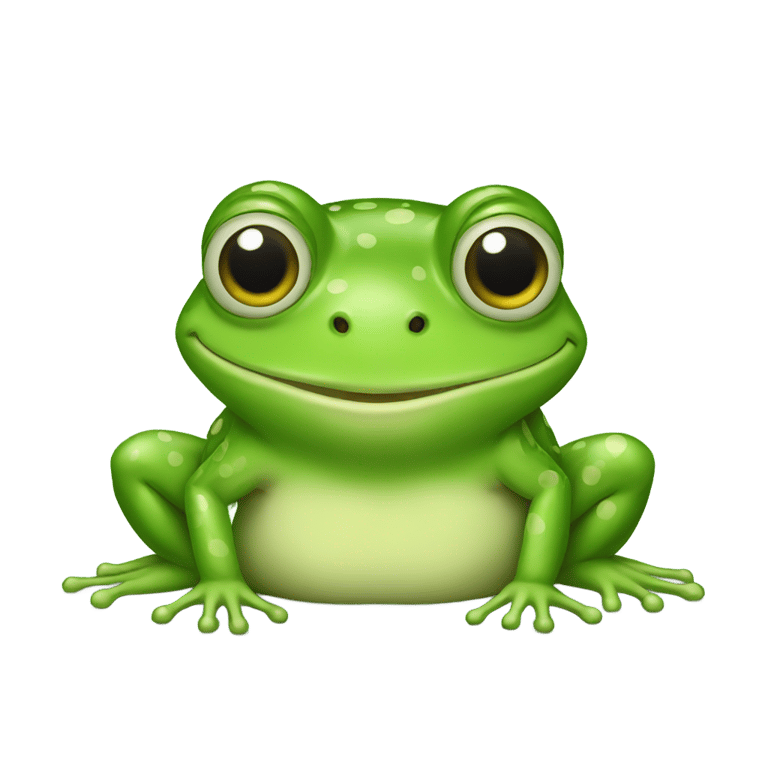 genmoji: frog