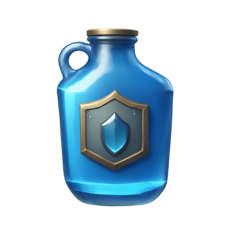 genmoji: Blue Fortnite Mini Shield Potion