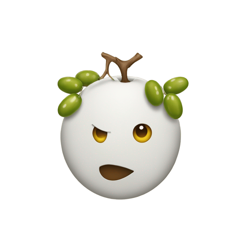 genmoji: a martni with just 3 olives nothingn else