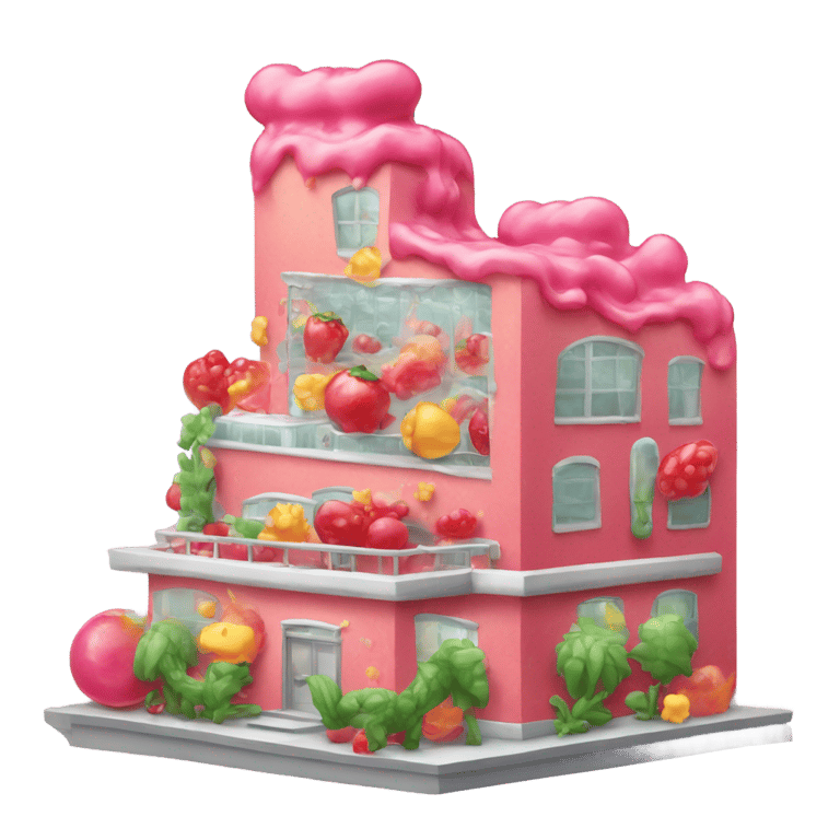 genmoji: gummy factory in Beverly hills