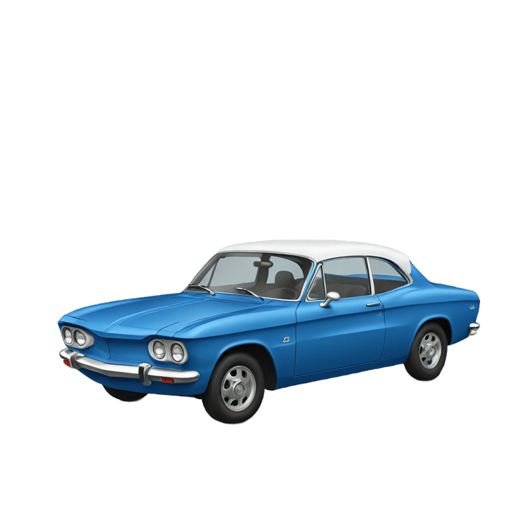 genmoji: blue corvair