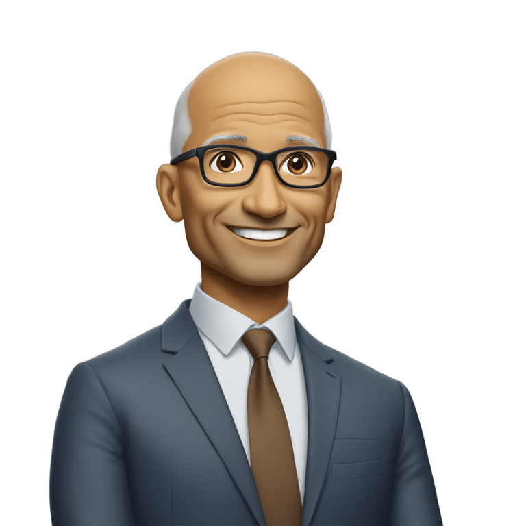 絵文字：satya nadella