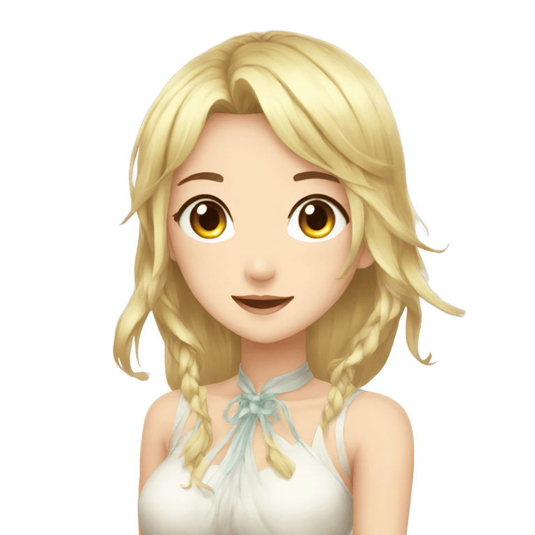 genmoji: anime maidens fantasy