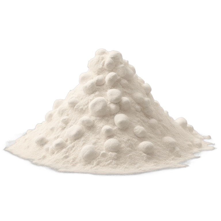 genmoji: Pile of Flour from the side