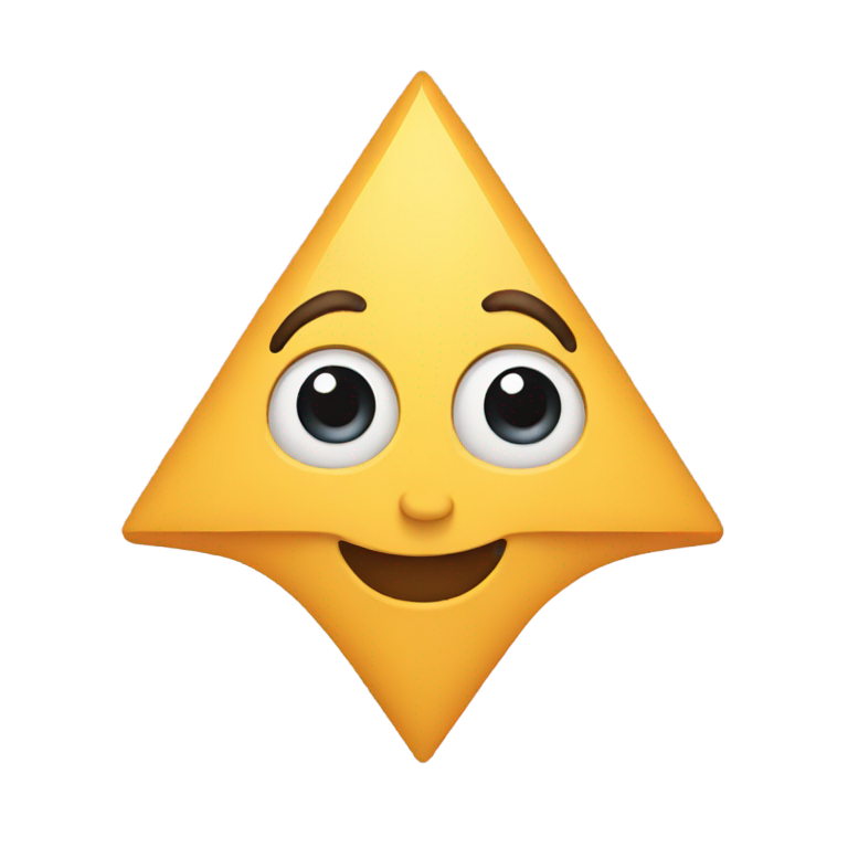 genmoji : Triangle à quatre côtés (ce qui est une contradiction) ou quadrilatère