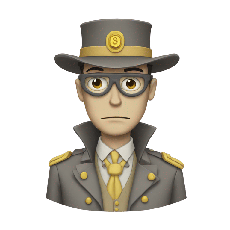 genmoji：warden from superjail