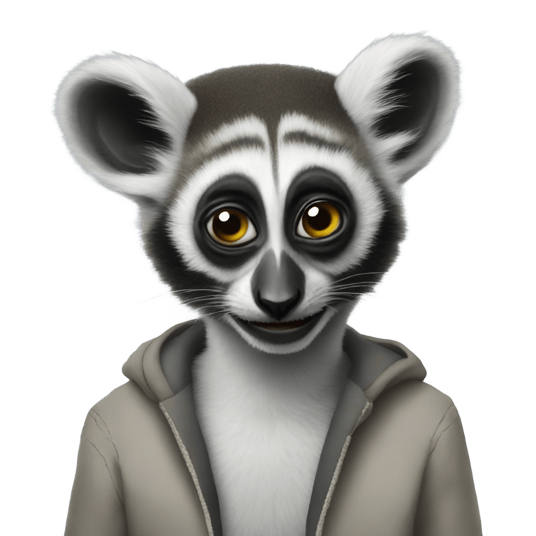 絵文字：kendrick lamar as a lemur