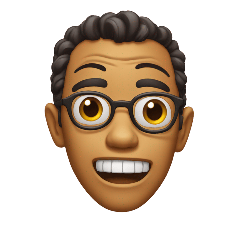 genmoji: A goosebumps face emoji emotion