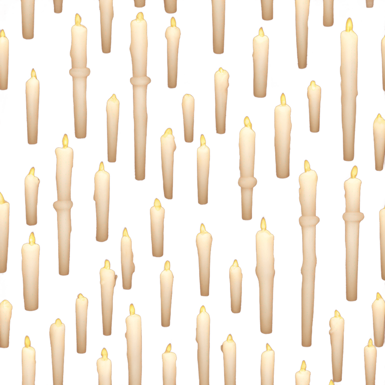 genmoji: Candle sticks