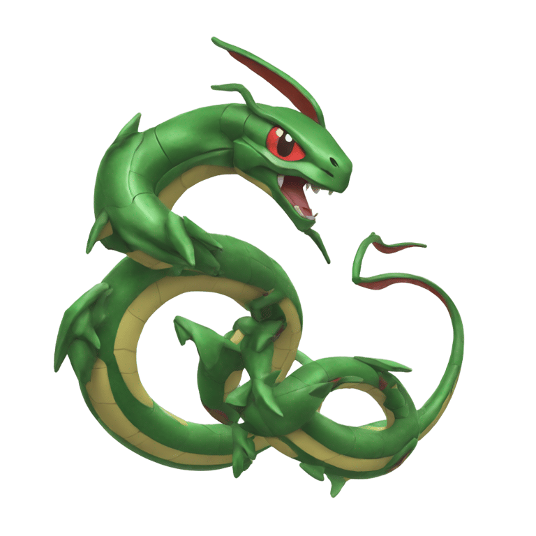 genmoji : Vraiment précis Rayquaza