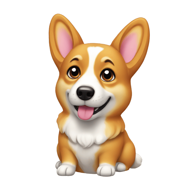 genmoji: Gummy corgi