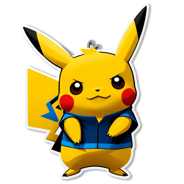 genmoji: Posh pikachu