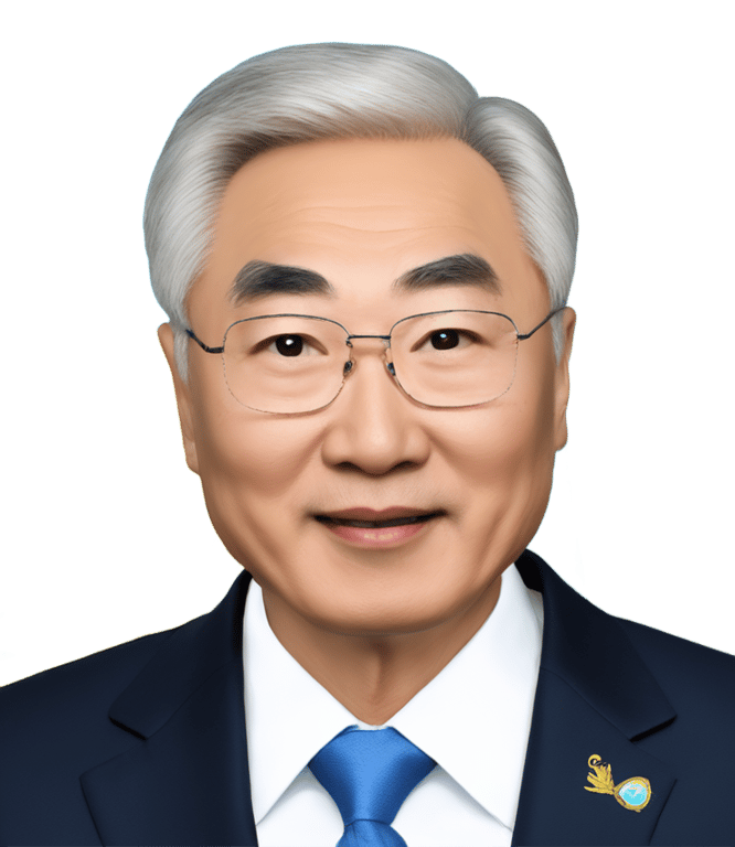 絵文字：The president of Kazakhstan Qassym-Schomart Toqajew