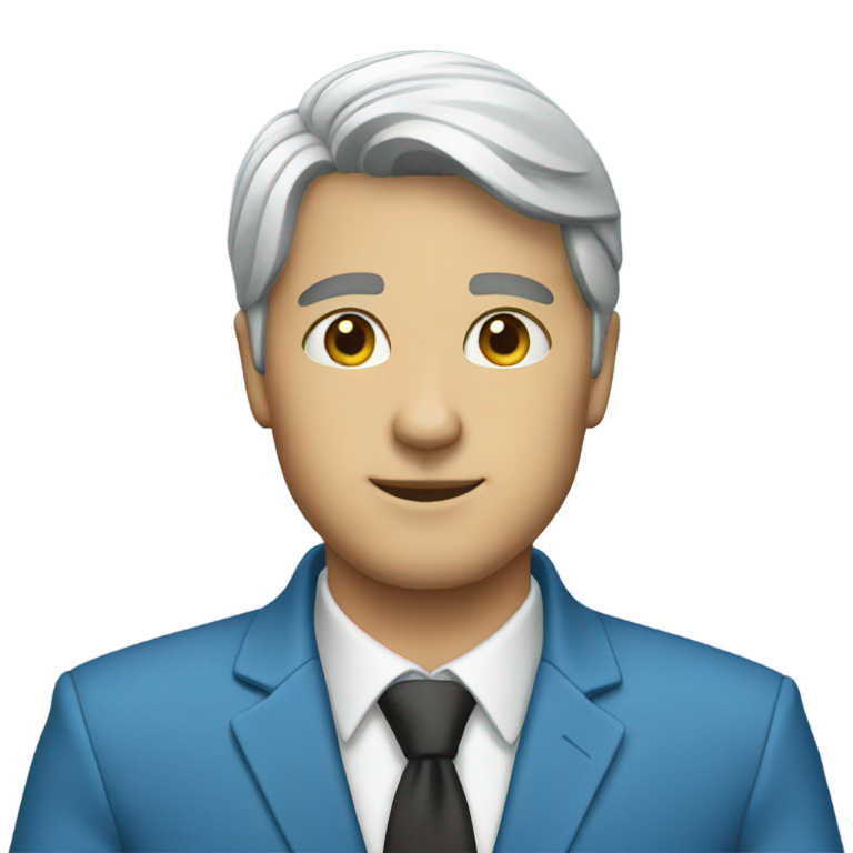 genmoji: blue blazer