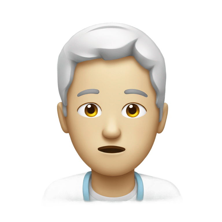 genmoji: sick person