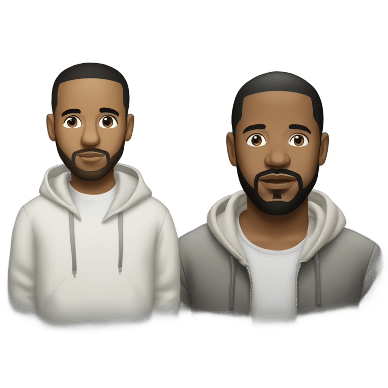 genmoji: kendrick lamar vs drake