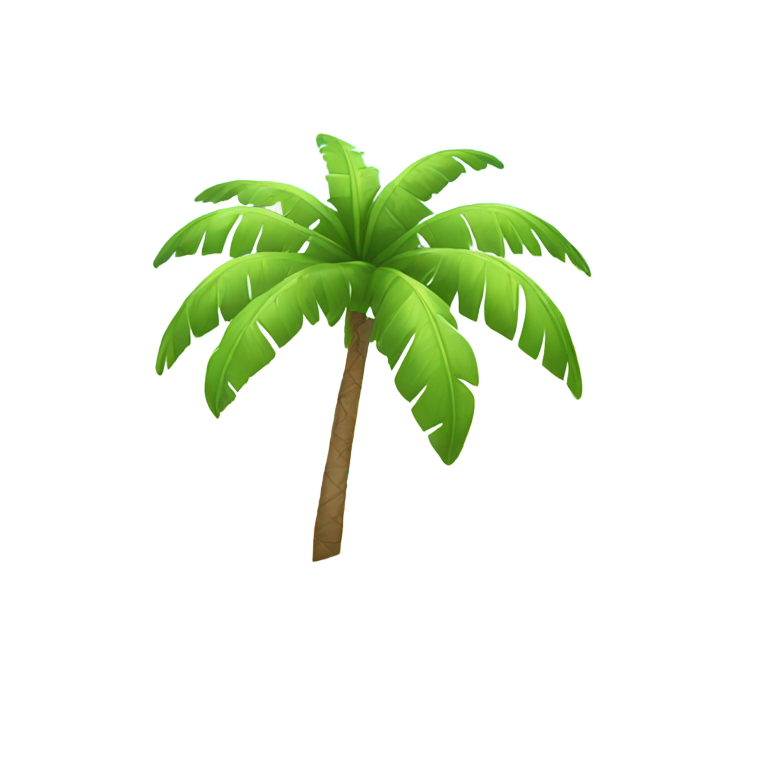 genmoji: Beach palm