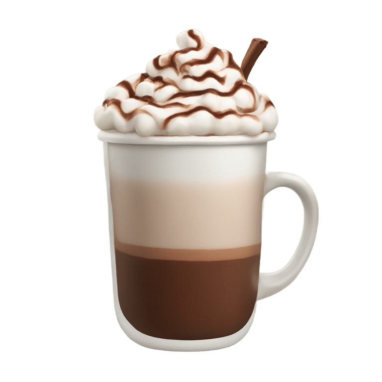 genmoji: Starbucks Hot chocolate