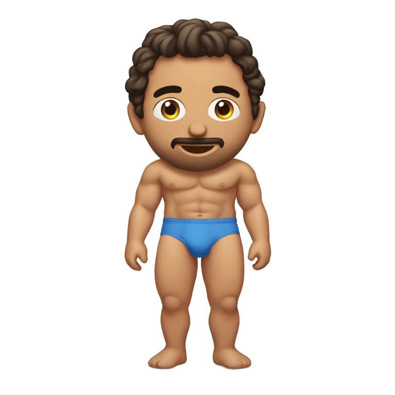 genmoji : pablo soraino in his underwear