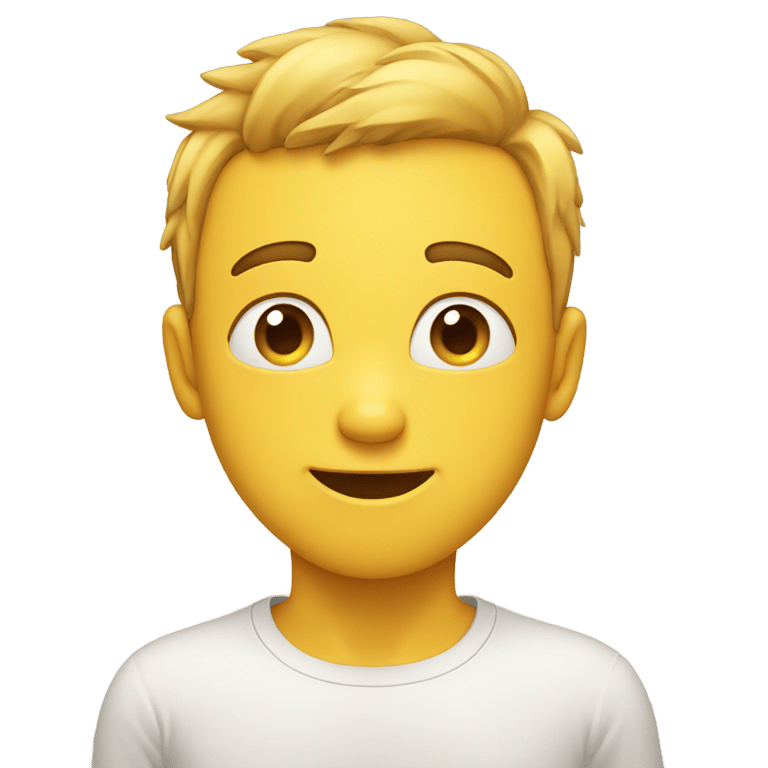 genmoji: A teary smile