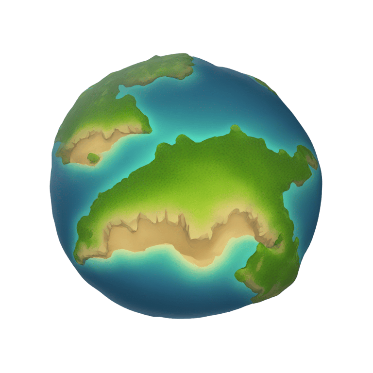 絵文字：Pangaea Supercontinent