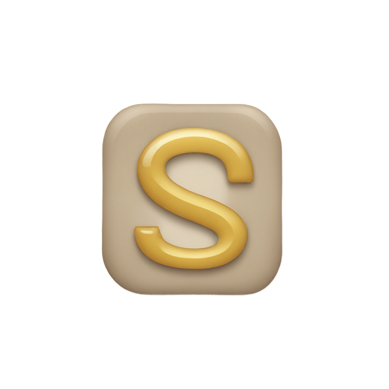 genmoji: Letter s