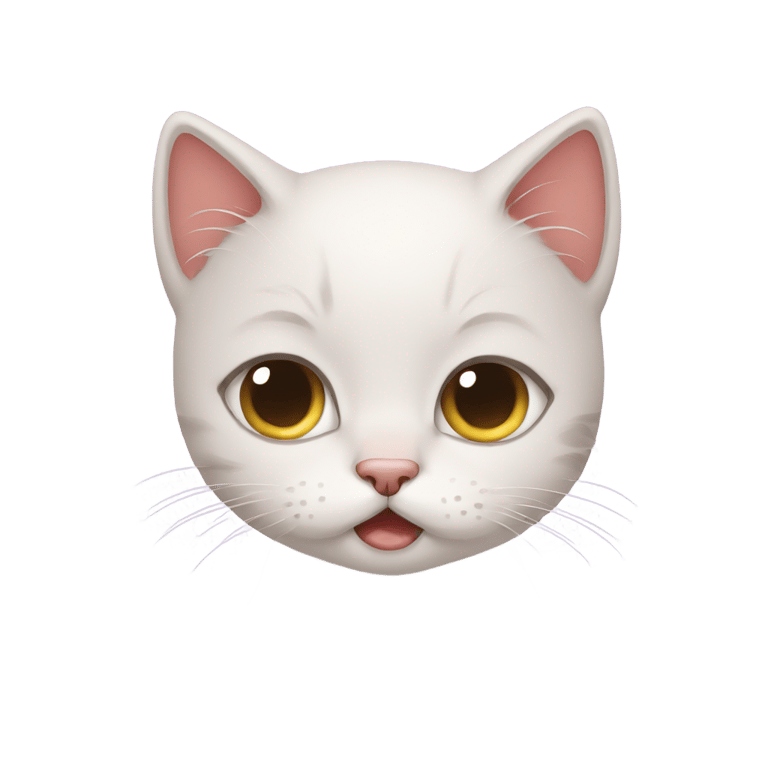 genmoji: Crying kitten