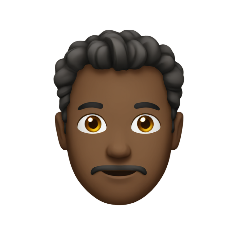genmoji：无衣人正面视图