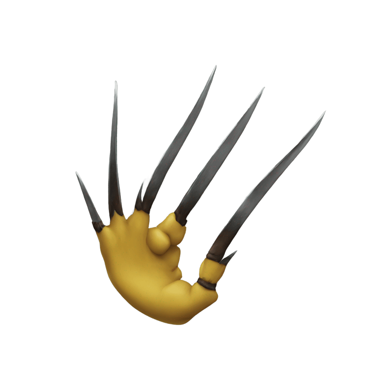 genmoji : wolverine claw marks