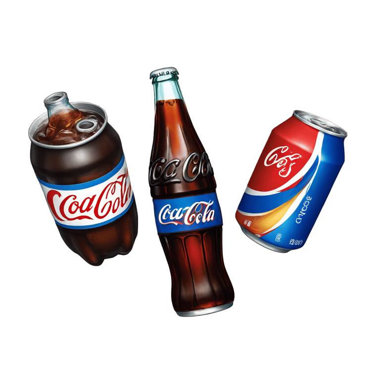 genmoji: Coca Cola vs Pepsi and Coca Cola Wins