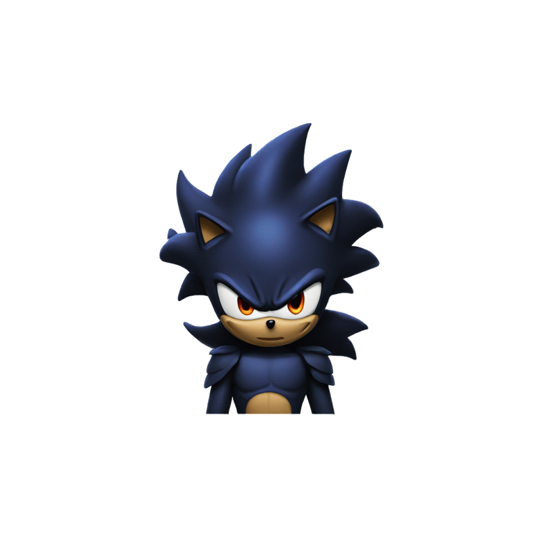 genmoji: Shadow from sonic