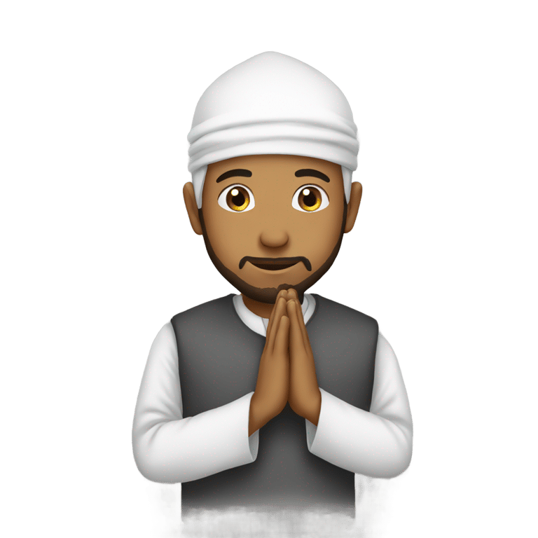 genmoji: A Muslim who prays emoji