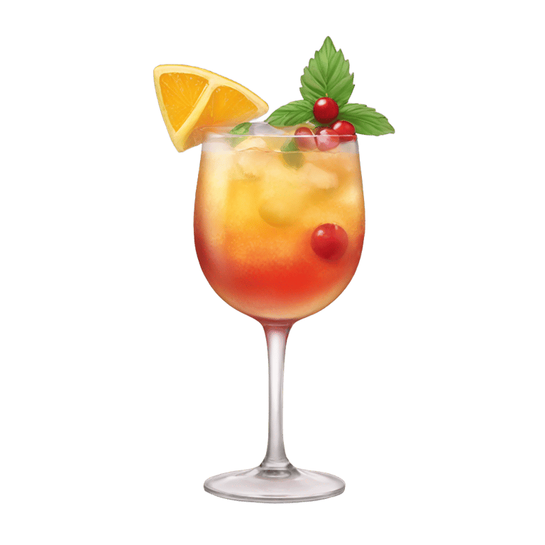 genmoji : Cocktail Delight