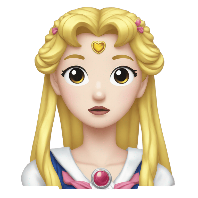 genmoji: Sad sailormoon