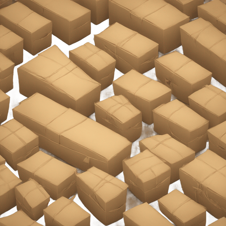 genmoji：ship remains boxes