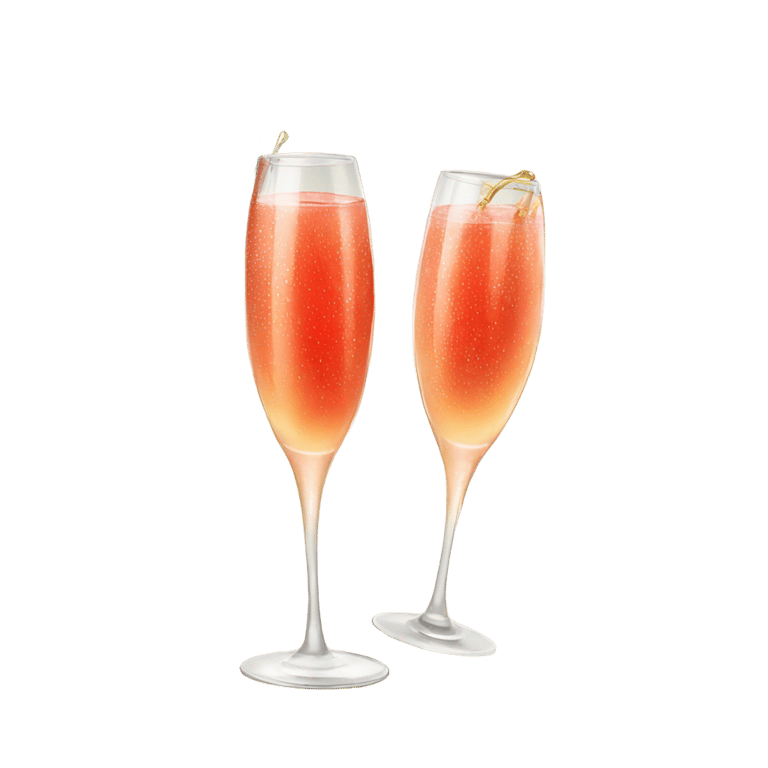 genmoji : Strawberries, champagne