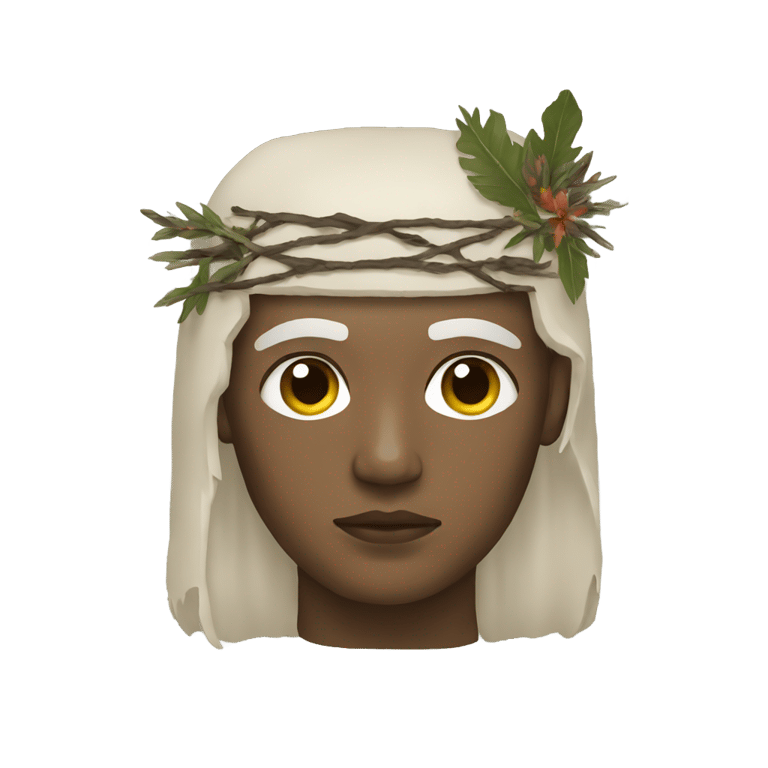 genmoji: native americal burial