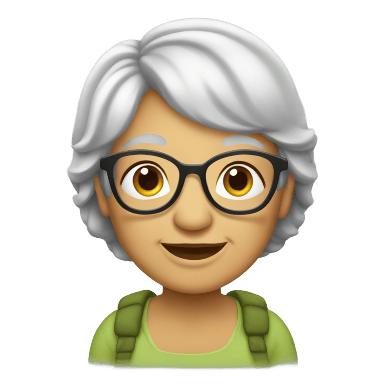 genmoji: grandma turtle