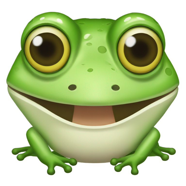 genmoji: Lobotomized frog