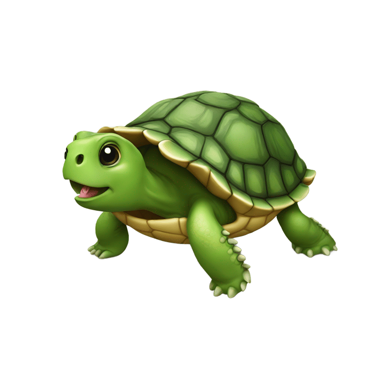 genmoji: Turtle Eating