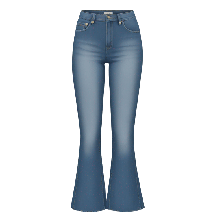 genmoji : Flare jeans with bows