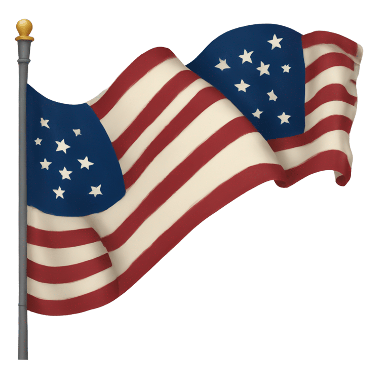 genmoji: Betsy Ross Flag